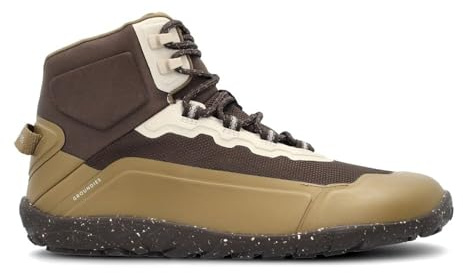 GROUNDIES All Terrain High 2.0 Herren Barfußstiefel - Strapazierfähige, wasserdichte Wanderschuhe für Outdoor-Abenteuer und urbanen Stil, Walnuss/Braun, 41 EU