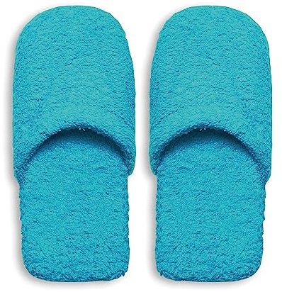 Excelsa Bagno Caldo Pantofole Da Uomo, Spugna, Azzurro, 30x12x5 cm