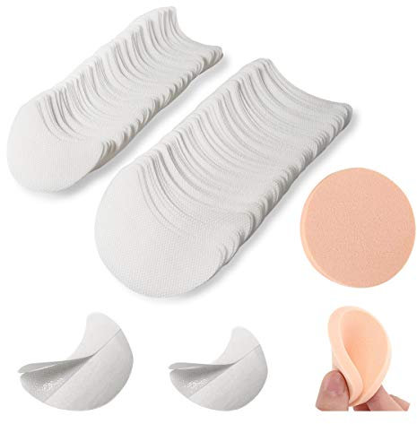 200pcs Disposable Makeup Under Eye Gel Pad Eye Shadow Sticker, Eyeliner Stencil Grafted Tape for Prevent Eyelash extension, Eyelash perming, Eyelash tinting, Lip Makeup Residue(with cosmetic sponge)