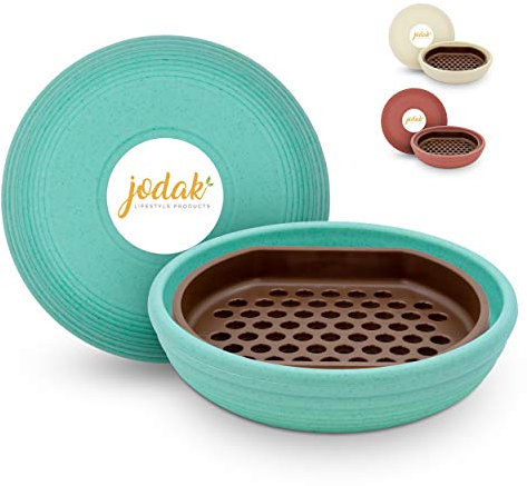 JoDaK | Insektentränke, Bienentränke, Ø 14 cm, EasyClean-Funktion, stehend, Kunststoff, Winterfest, frostsicher und wetterfest, Bienen, Schmetterling-Tränke