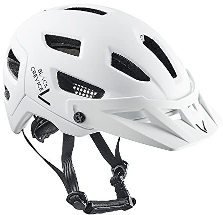 Black Crevice MTB Fahrradhelm, White, S/M (54-58cm)…