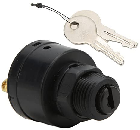 87-88107, Interrupteur à clé de contact Couvercle étanche ABS + Laiton Pousser pour étouffer le démarrage d'allumage pour moteurs