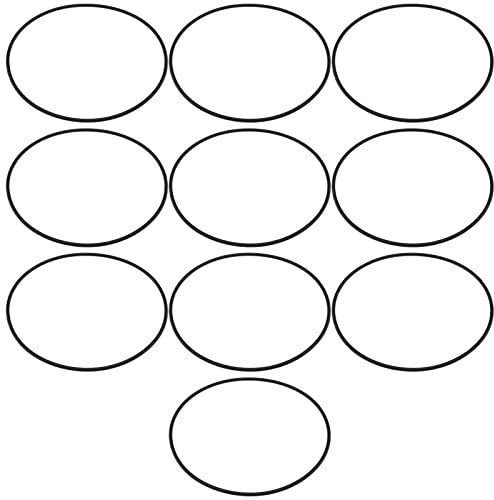 Create idea 10 pezzi microfono anello di gomma di ricambio Shock Mount elastici elastici universali accessori per studio musicale organizzazione d'arte