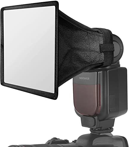 NEEWER Difusor de luz Softbox 5 x 4, Universal, Plegable, con Bolsa de Almacenamiento, Compatible con Canon, Nikon, Sony, Godox, Yongnuo, NEEWER Speedlight