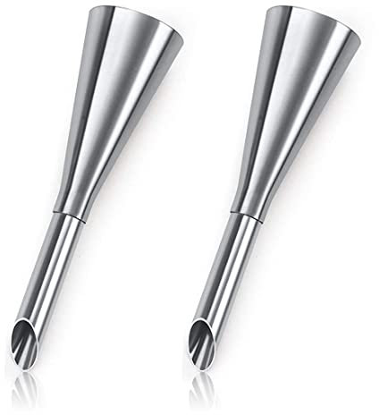 2 Stück Creme tüllen, Spritzbeutel tüllen, Torten backen zubehör, Torte backen zubehör, Spritztülle, Gebäckspritze, Für Cupcakes, Puffs, Zuckerpaste, Gebäck