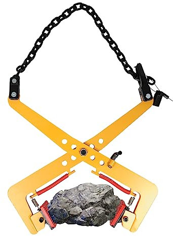 Pince de levage verticale pour pavés, bordures, support de trottoir, 350 kg, support de pierre 30-51 cm, pour soulever et transporter