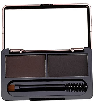 Kit di trucco per sopracciglia, polvere per sopracciglia a 2 colori, filler per sopracciglia Ottieni sopracciglia naturali definite, palette di contorni per sopracciglia con sfumatura a doppia edizio