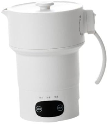 F Fityle Portable Electric Kettle for Hot Water And Tea, Ideal for Camping And Office Use, titanium plate