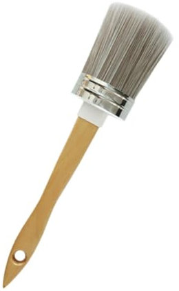 Milageto Pennello per gesso Pennello per latte Uso domestico Pittura per mobili Setole in fibra chimica Pennello rotondo per artigianato fai-da-te