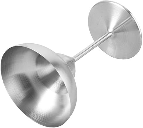 TOPPERFUN Copas De Cóctel De Acero Inoxidable 300 Ml Metal Pulido Resistentes Para Bar y Fiesta Copas Para Vino Tinto y Bebidas Duraderas Para Bodas y Reuniones