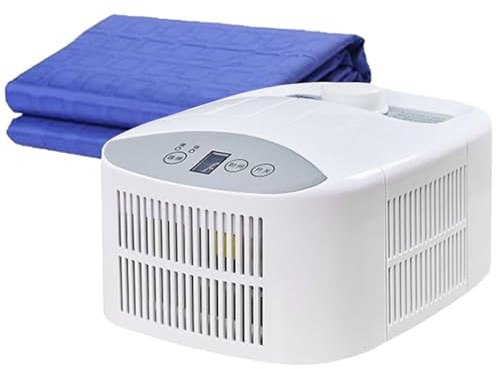 Colchón refrigerado por agua, sistema de refrigeración de cama con temporizador de 1 a 9 horas y panel de control intuitivo, se enfría de 3 a 8 °C para una comodidad ideal para dormir