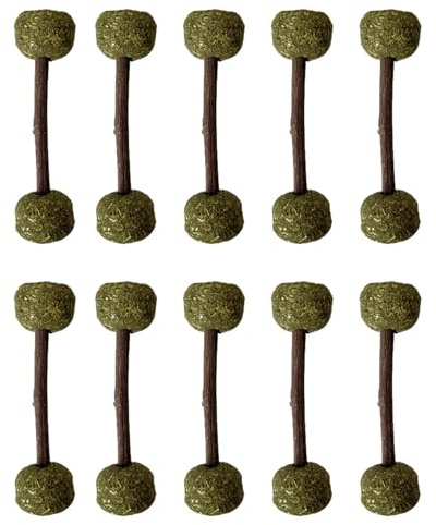 Qaonsciug Rongeurs Broyage Snacks Herbe Fournitures de Formation à Mâcher Herbe Naturelle Tiges Jouet Molaire pour Animaux Hamster Déchirer Jouet pour Ennui