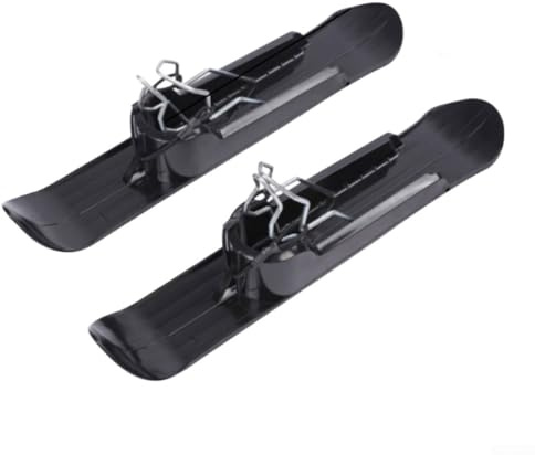 Yhenlovtt Luge à neige pour fauteuil roulant, vélo, scooter, poussette, sports d'hiver, plaque de luge en polypropylène compatible avec roues de 15 à 30 cm de diamètre, 6 cm de large, utilisation