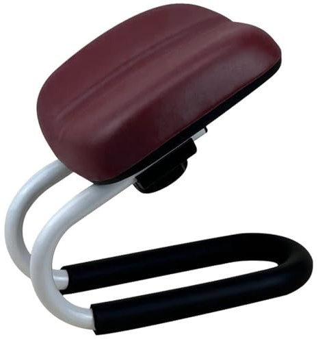 Tabouret de méditation : Banc de méditation Confortable et réglable, genouillère prière Portable avec Coussinet antidérapant pour Le Yoga, la prière à la Maison, Rouge vin