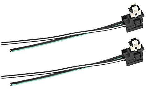 Scheinwerfer Stecker Kabelbaumstecker 2 Stk. Sockel Kabelbaum, Scheinwerfer Lampen Lampenfassung Kabelbaum-Kabelbaum Stecker Adapterleitung für H1-Lampe led lampen auto h1 fassung