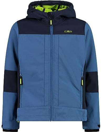 CMP Kinder Softshell Hoodie Jacke, Dusty Blue-b.Blue, 164
