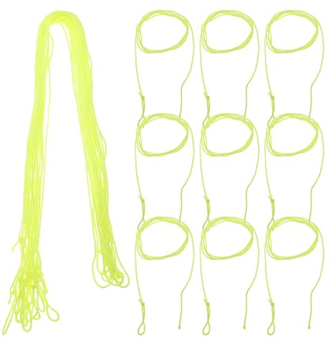 HOMSFOU 50 Pezzi Corde Yo-yo 105 Cm Nylon Colorato per Gioco Competitivo, Controllo Preciso e Stabilità, Accessori per Yo-yo e Principianti Outdoor