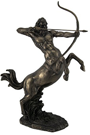 Veronese Design Rearing Centaur Shooting Arrow Bronze Finish Statue 14 Inch