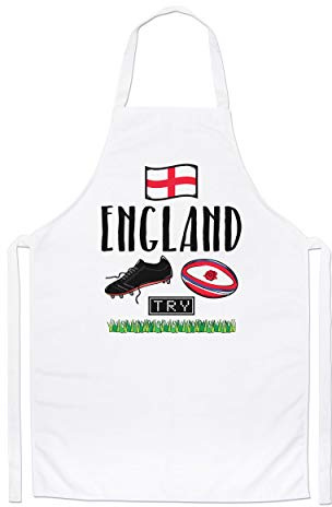 Rugby England kockförkläde
