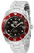 Invicta Pro Diver - Orologio da uomo in acciaio inossidabile con movimento automatico - 40 mm, Argento / Rosso