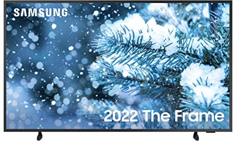 Samsung 43 Inch Frame TV (2022) - Smart TV When On & Art Piece When On, QLED Technology, Slim Fit Design, Clean Cable Solution And Customisable Bezel, Designed To Match Your Space