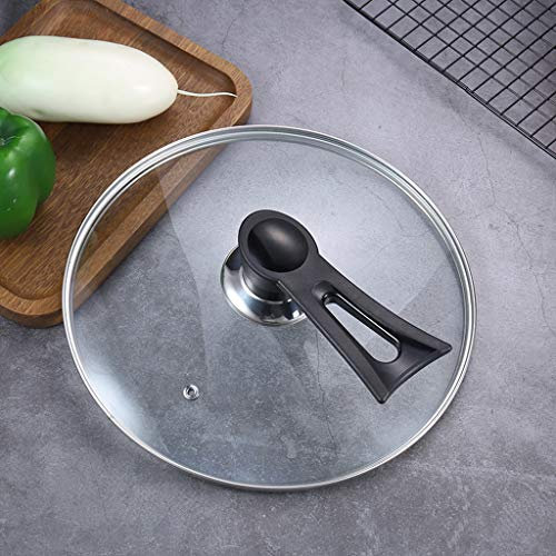 Lock,Glaslock, Grytlock,Pannlock i härdat glas Pannlock Stekpanna Ångkokarlock Hushållstransparent Pannlock Universal Ersättningsgrytlock