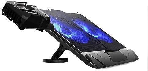 Laptop Cooler Base de refrigeracion portatil Enfriador de computadora portátil para Juegos con 2 Ventiladores USB