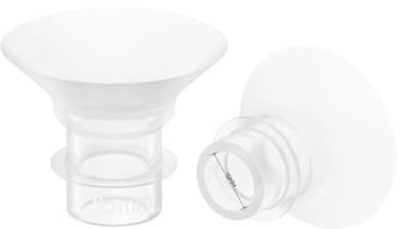 eufy Security Original 15mm Sizing Inserts (2-Pack) for Wearable Breast Pump S1/S1 Pro/E10/E20, Silicone Sizing Inserts, Easy to Install and Use, Comfortable and Precise Fit for Better Suction