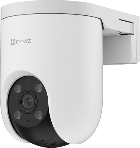 EZVIZ H8C-POE caméra IP extérieure panoramique et inclinable avec Alimentation par Ethernet - 360° 2K