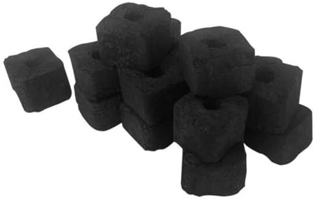 Hemobllo charbon de bois sans fumée barbecue gril à charbon de table pierres de foyer pour grill de table pierres de sauna gril de mangal grill hibachi rocher charbon de bambou Noir