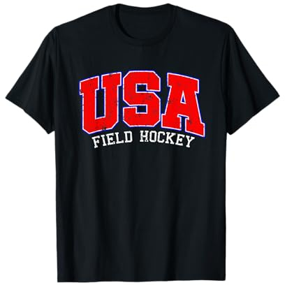 Field Hockey Shirt-USA Field Hockey T Shirt T-Shirt