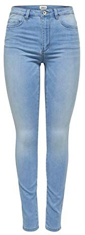 ONLY Damen Onlroyal Hw Sk Bb Bj13333 Noos Jeans, Light Blue Denim, M / 30L EU