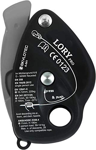 Skylotec Sicherheitsgerät und Seil, Erwachsene, Unisex, Schwarz/Grau, Größe M