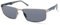 Timberland Herren TBA9265, Casual Sonnenbrille aus Leichtem Metall, Rechteckige Linsenform, Polarisierte Rauchgläser, Glänzendes, Schwarz Hochglanz, 61
