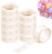 1000 Pcs Clear Point Dots Balloon Glue Removable Adhesive Point Tape, 10 Rolls Extra Strong Double Sided Small Dots Stickers for Craft Wedding Decoration