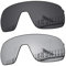 Well-aimed Ersatzgläser kompatibel mit Oakley Sutro Lite OO9463 Sonnenbrillen - Vorteilspack 201, Schwarz + Silber Iridium, Einheitsgröße