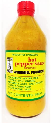 2 x Windmill Hot Pepper Sauce 6 x 480ml