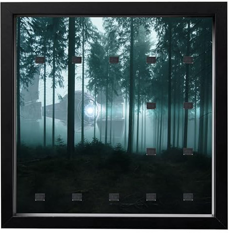 GetStones24 Vitrine für Lego® Figuren - 35x35cm Bilderrahmen - MF_0007