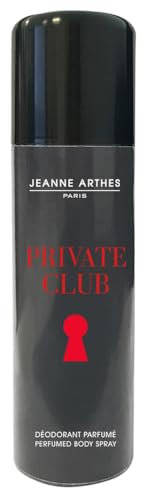 JEANNE ARTHES - Deodorante Uomo Private Club - Spray Profumato - Profumo Limone Vetiver - 200 ml