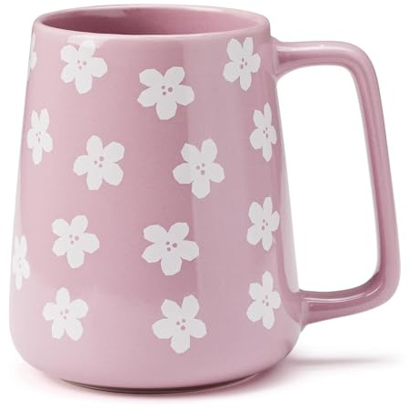 Cteaffee 24 oz Ceramic Coffee Mug Large Milk Coffee Mug Tea Cup for Cocoa Cappuccino Latte Cereal Dishwasher Safe Microwave Safe (Purple)