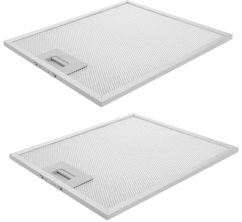 ROMISBABA Filtro de Repuesto para Campana Extractora 2 Piezas 267×305×9 MM Malla Antigrasa de Aluminio 5 Capas Filtro de Grasa Metálico para Cocina