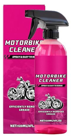 Pruojhw Nettoyant de chaîne de vélo - 120 ml - Nettoyant polyvalent - Dégraissant - Spray nettoyant pour vélo de montagne, vélo de route, vélo, voyage, équipement, cadre