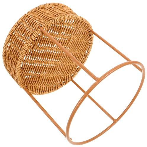 HEMOTON Soporte para Plantas Mini Redondo Grande, Estante para Macetas de Interior, Taburete para Flores y Suculentas, Soporte Alto para Balcón y Ventanal, Decoración Natural para Jardín