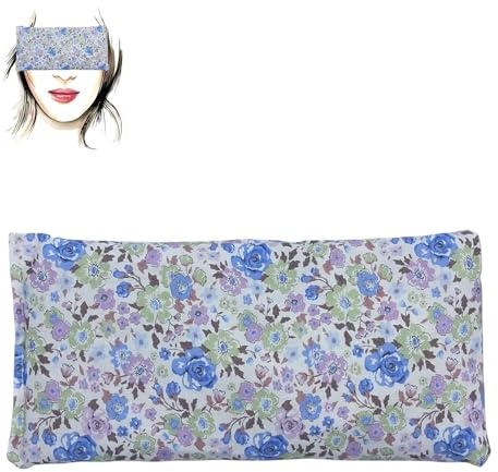 savasanas Cuscino per Gli Occhi Fiori di lillà | Semi di Lavanda e Riso | Yoga, Meditazione, rilassamento, Riposo oculare...