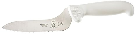 Mercer Culinary Ultimate White Offset Bread Sandwich Knife, 6 Inch