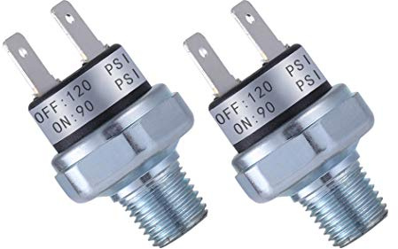Air Pressure Switch 90-120 PSI 1/4-18 NPT DC 24V 12V Air Compressor 90PSI 120PSI