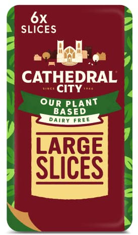 Cathedral City Plant Based Mature Cheddar Cheese Flavour Vegan Slices X6