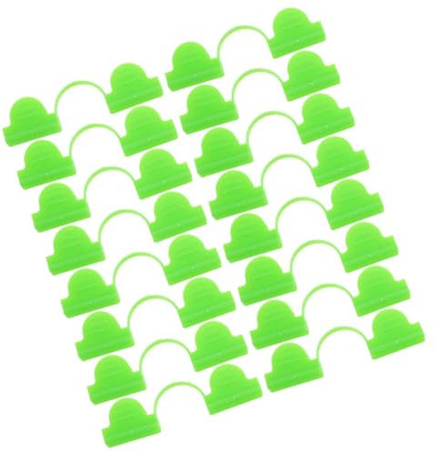 Sosoport Garten-clips 50 Stück Kunststoff-befestigungsclips Für Gewächshäuser Winddichte Membranschnallen