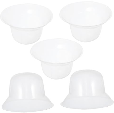 Gatuida Soportes y Plástico para Exhibir Sombreros 5 Fácil de Usar Tipo Cubo, Moldeador de Sombreros Redondo Previene Deformación para Uso Comercial