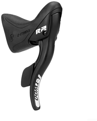 ChicBosomn Leva del cambio per bici da strada, 2 x 7/8/9/10/11 velocità per deragliatore Shimano in lega di alluminio (R5 destra)